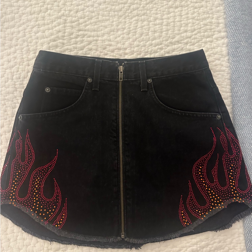 Carmar Denim Mini Skirt